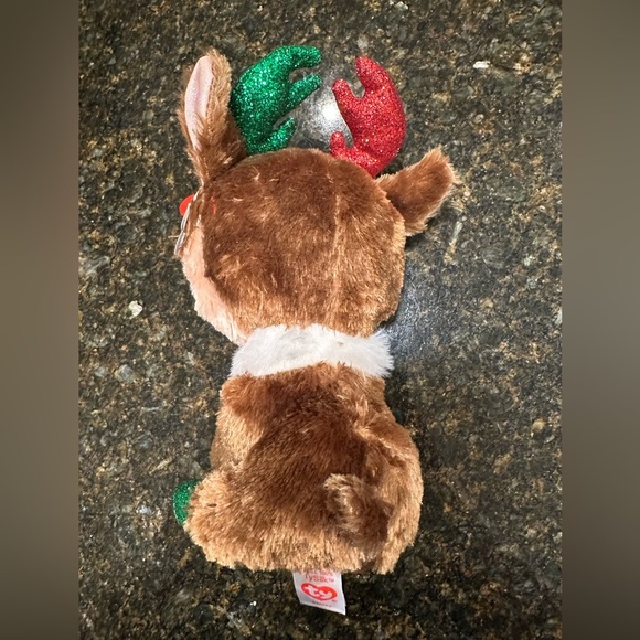 Nwt Ty Beanie Boos “Kinley” the reindeer - Picture 3 of 5